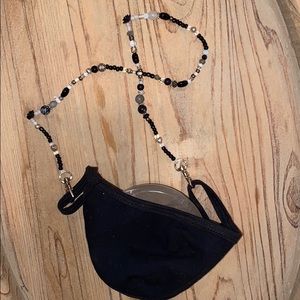 Hand made Healing Crystal Mask Holding Chain